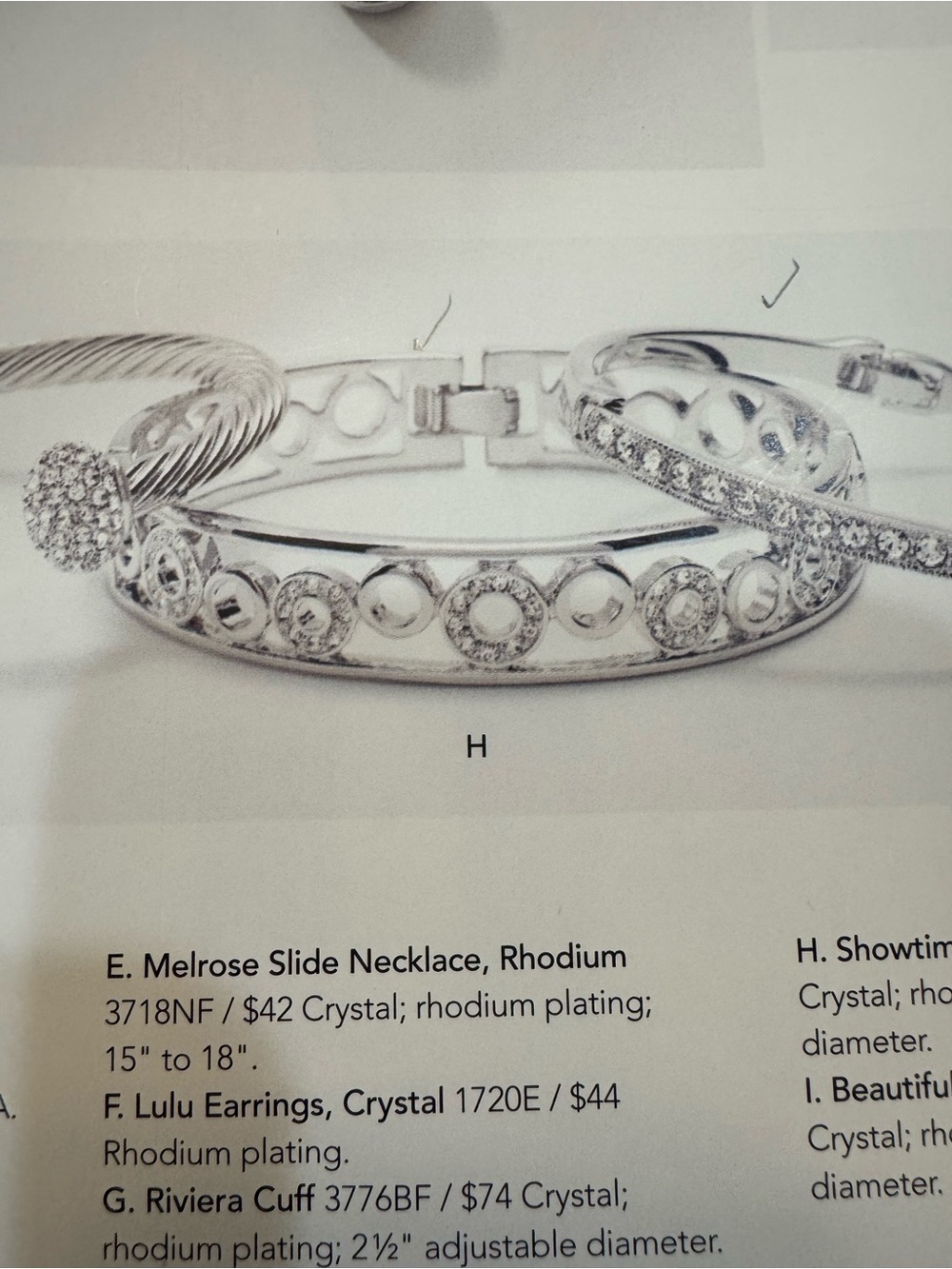 Touchstone Crystal by Swarovski, showtime bracelet, New in Box